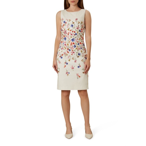 HOBBS LONDON Fiona Floral Dress Size 4 - Picture 1 of 10